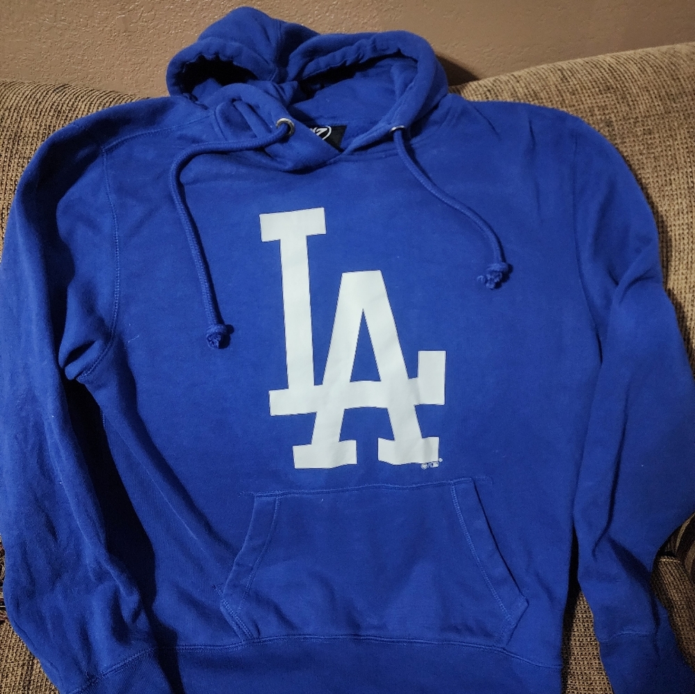 Unisex Blue LA Dodger's Logo  Hoodie Sz.medium